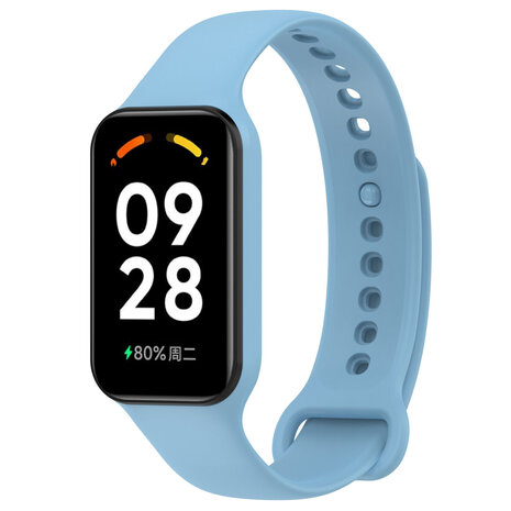 Strap-it Strap-it Bracelet TPU Xiaomi Smart Band 8 Active (bleu clair)