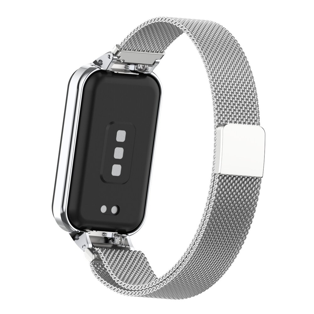 Strap-it Strap-it Bracelet milanais Xiaomi Smart Band 8 Active (argent) Strap-it Strap-it Bracelet milanais Xiaomi Smart Band 8 Active (argent)