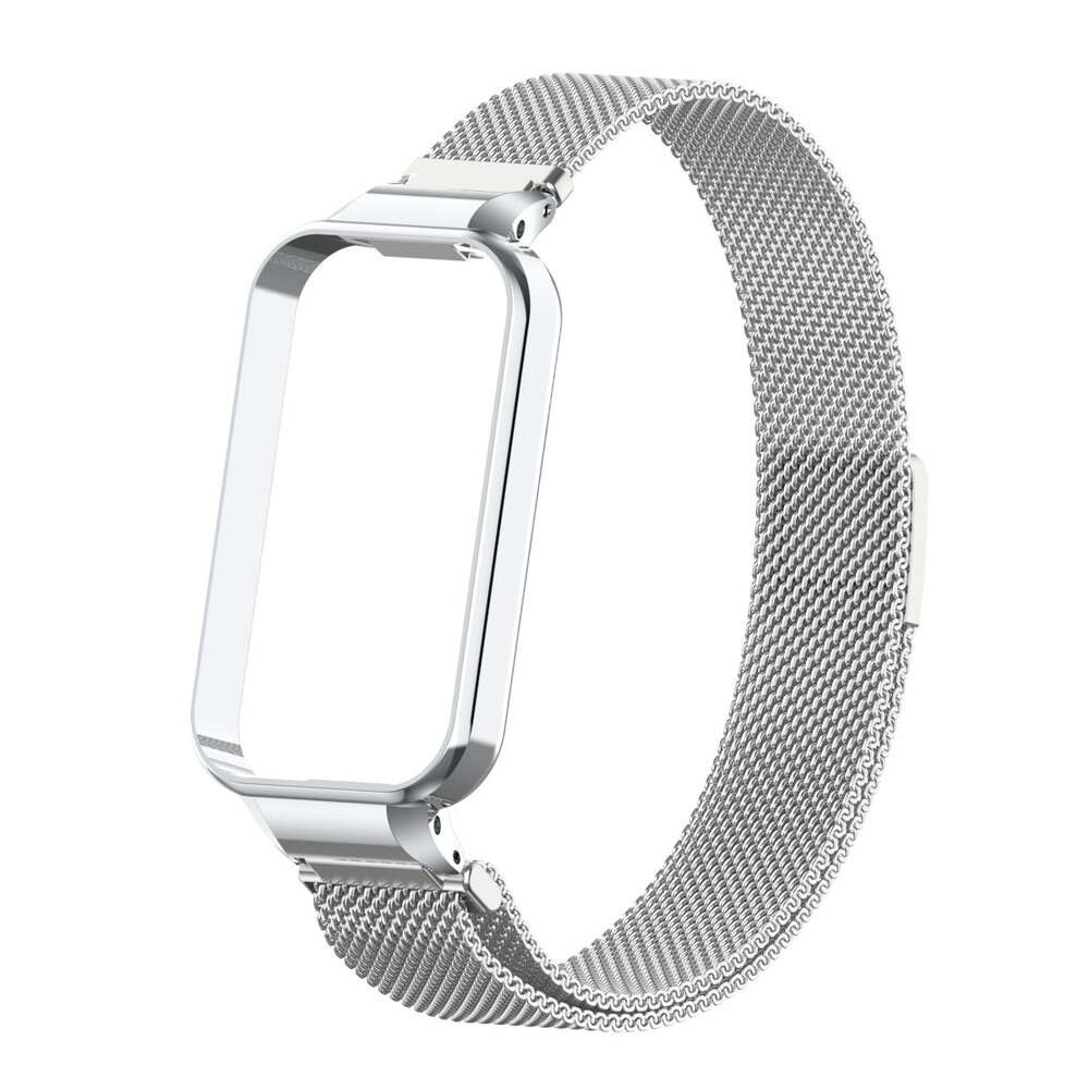 Strap-it Strap-it Bracelet milanais Xiaomi Smart Band 8 Active (argent) Strap-it Strap-it Bracelet milanais Xiaomi Smart Band 8 Active (argent)