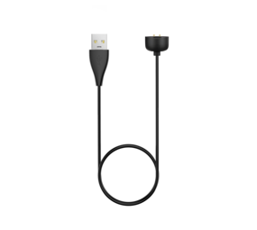 Bandz Chargeur USB-A magnétique Xiaomi Mi Band 5 / 6 / 7 (noir) - 100cm