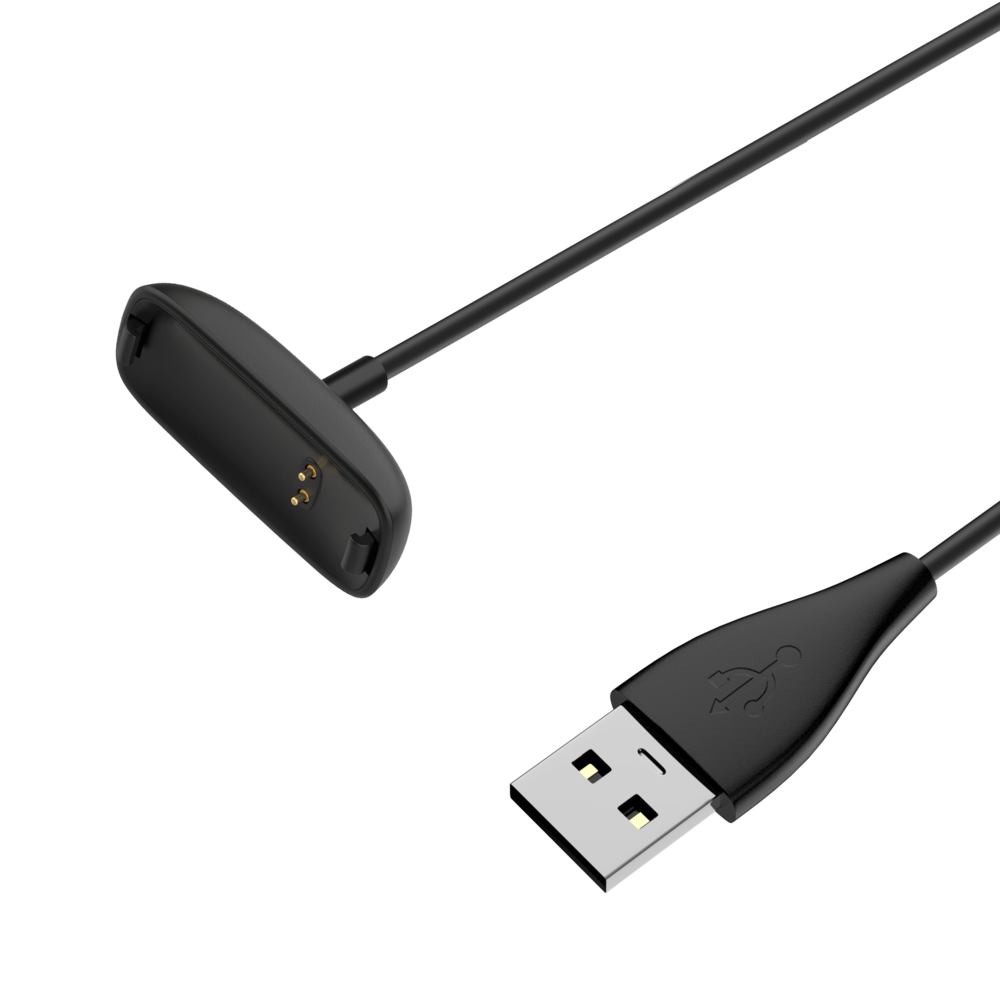 Bandz Bandz Chargeur USB-A Fitbit Inspire 2 / Fitbit Ace 3 (noir) - 100cm