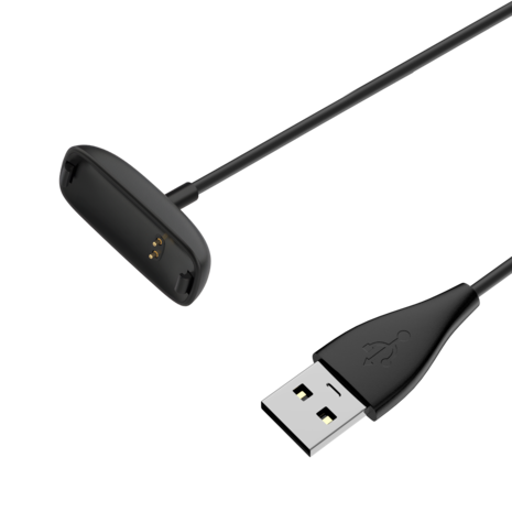 Bandz Bandz Chargeur USB-A Fitbit Inspire 2 / Fitbit Ace 3 (noir) - 100cm