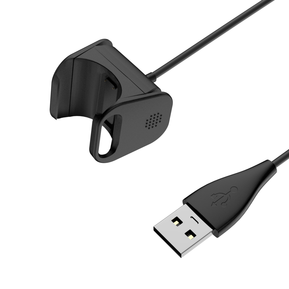 Bandz Bandz Chargeur USB-A Fitbit Charge 3 USB-A (noir) -100cm