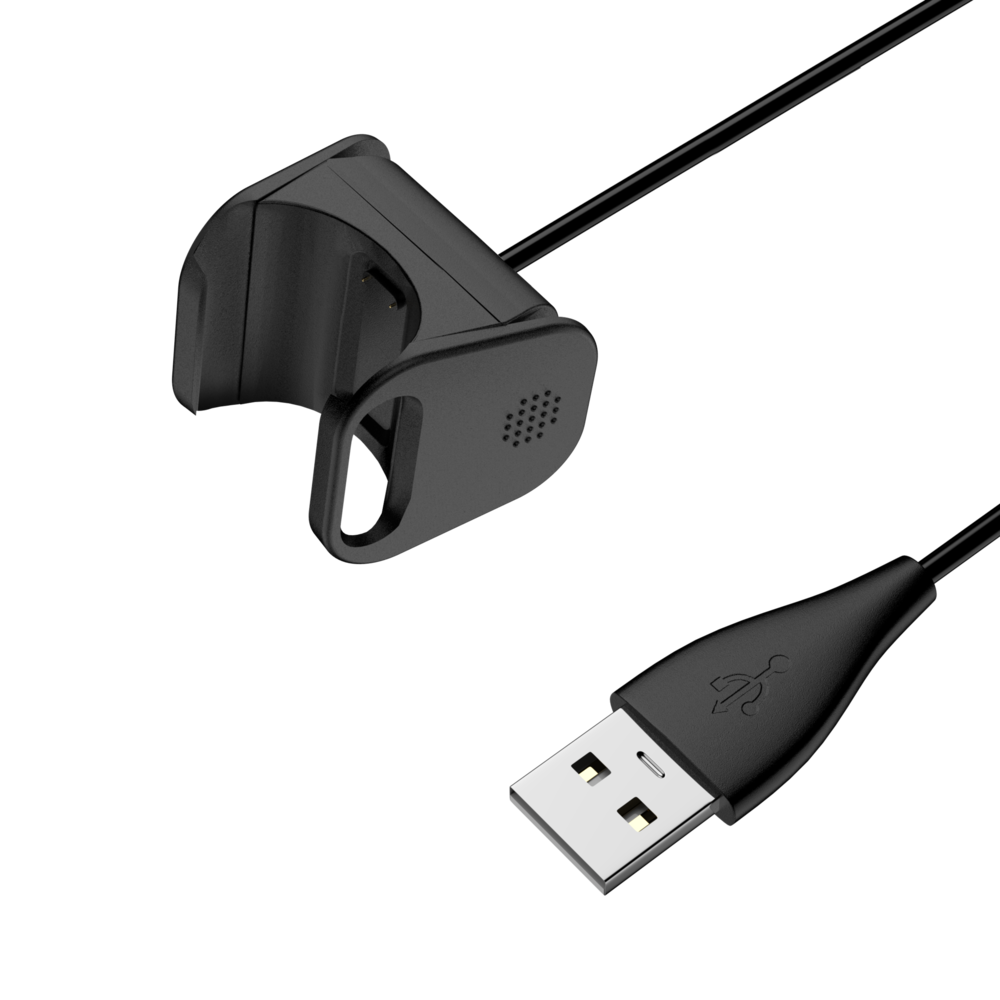 Bandz Bandz Chargeur USB-A Fitbit Charge 4 USB-A (noir) -100cm