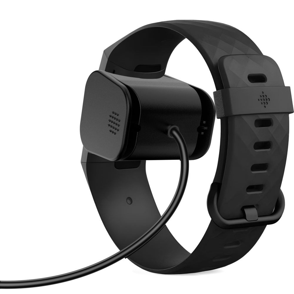 Bandz Bandz Chargeur USB-A Fitbit Charge 4 USB-A (noir) -100cm
