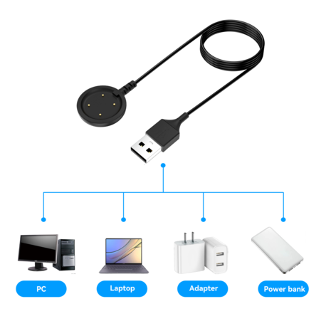 Bandz Bandz Chargeur USB-A Polar (noir) - 100cm
