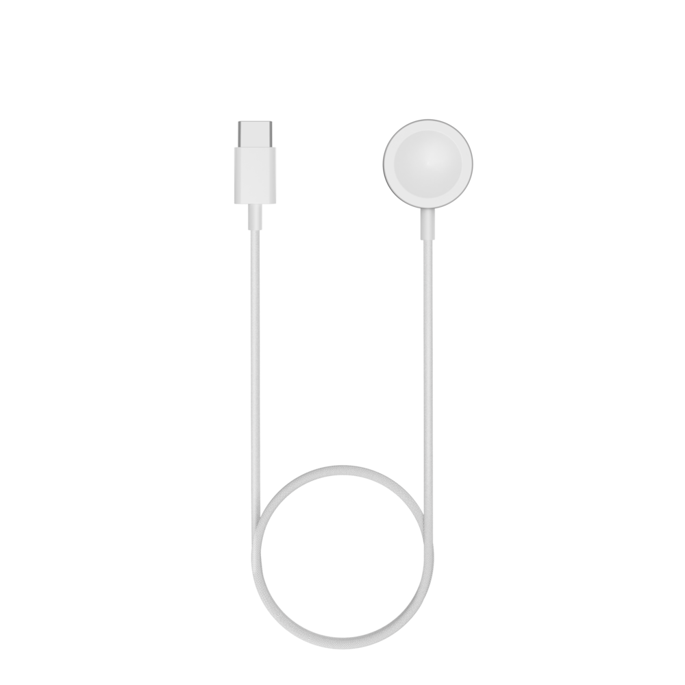 Bandz Bandz Chargeur aluminium USB-C Apple Watch (blanc) - 100cm