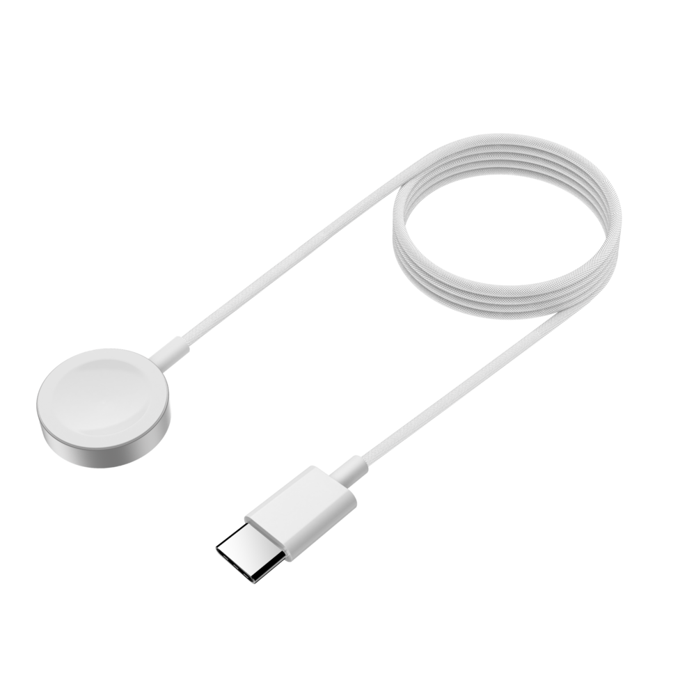 Bandz Bandz Chargeur aluminium USB-C Apple Watch (blanc) - 100cm