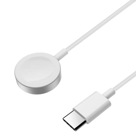 Bandz Bandz Chargeur aluminium USB-C Apple Watch (blanc) - 100cm