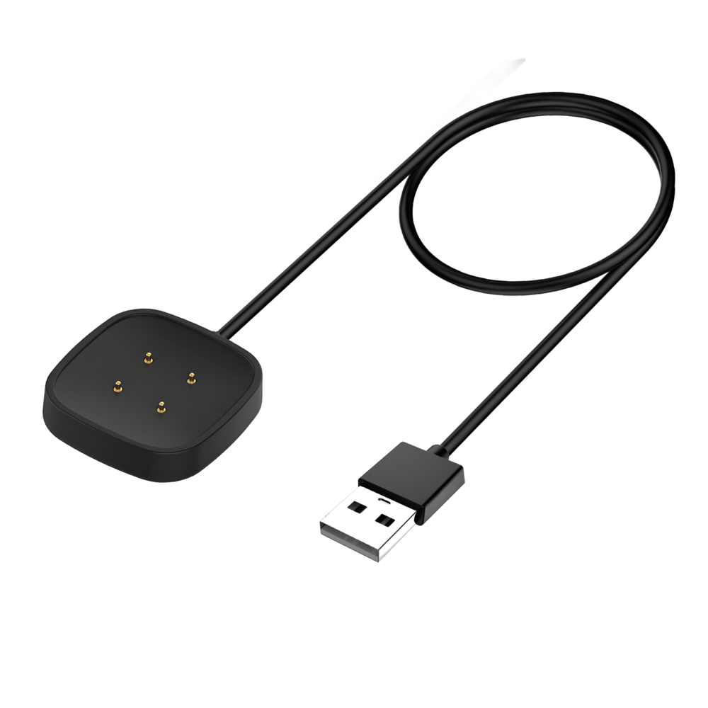 Bandz Bandz Chargeur USB-A Fitbit Sense / Sense 2 (noir) - 30cm