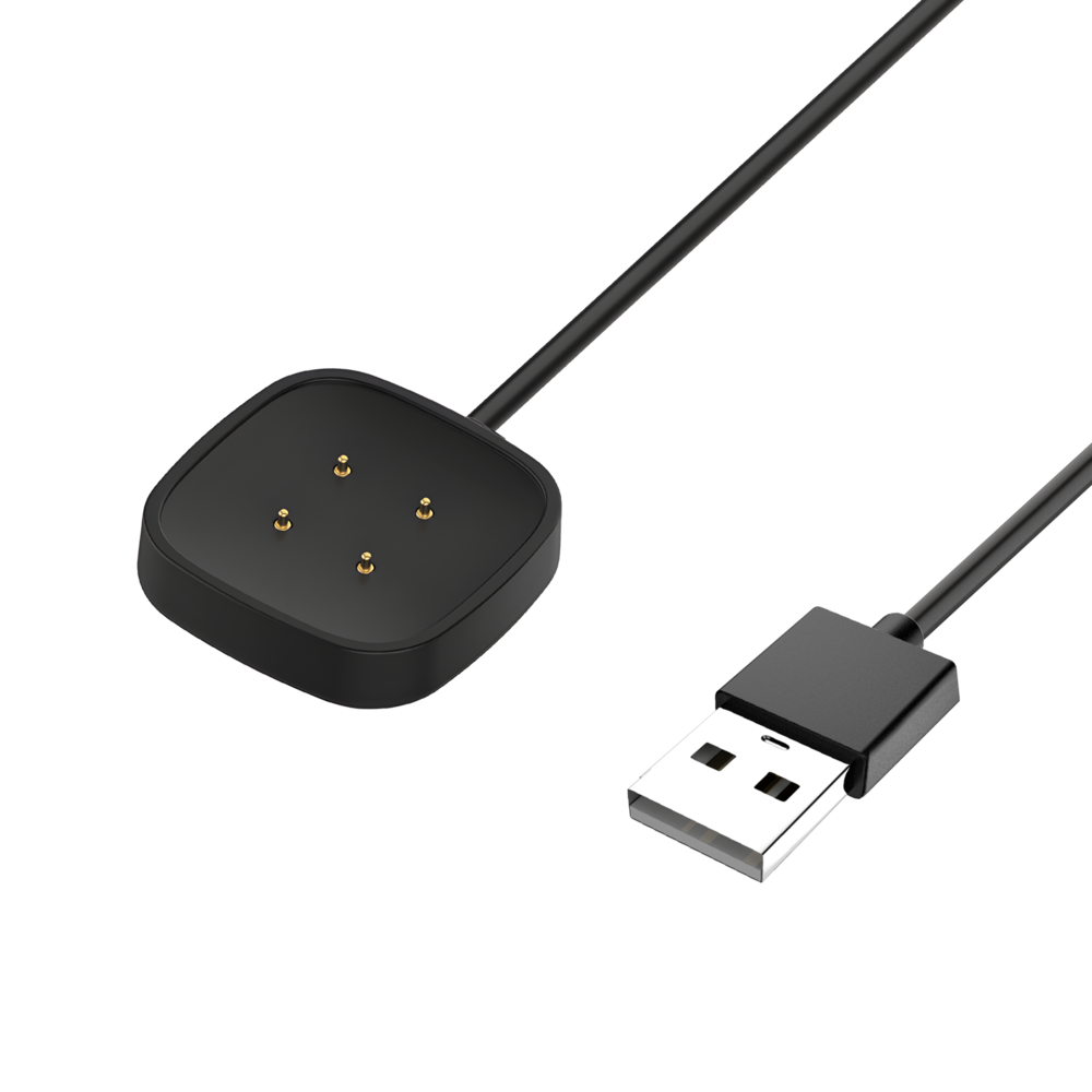 Bandz Bandz Chargeur USB-A Fitbit Sense / Sense 2 (noir) - 30cm