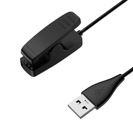 Bandz Bandz Chargeur USB-A Garmin Lily 1/2 USB-A (noir) - 100cm