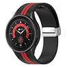 Strap-it Strap-it Bracelet magnétique sport Samsung Galaxy Watch 5 Pro (noir/rouge) Strap-it Strap-it Bracelet magnétique sport Samsung Galaxy Watch 5 Pro (noir/rouge)