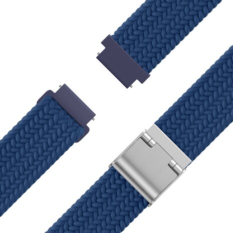 Bandz Bandz Bracelet nylon tressé Garmin Lily 2 (bleu)