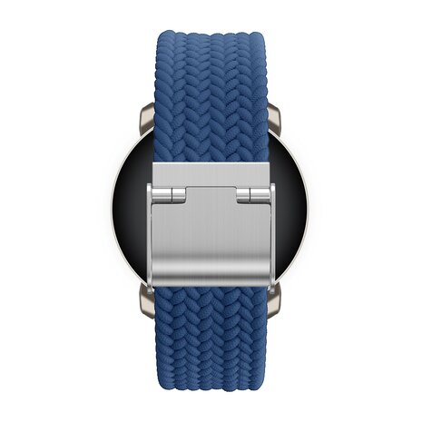 Bandz Bandz Bracelet nylon tressé Garmin Lily 2 (bleu)