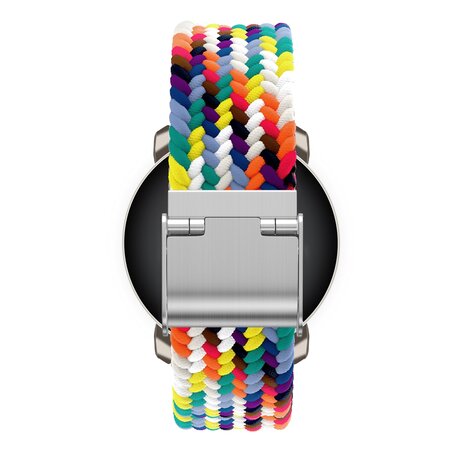 Bandz Bandz Bracelet nylon tressé Garmin Lily 2 (arc-en-ciel)