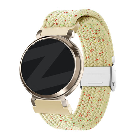 Bandz Bandz Bracelet nylon tressé Garmin Lily 2 (beige melange)