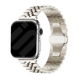 Strap-it Bracelet Acier Apple Watch Jubilee (lumière stellaire)