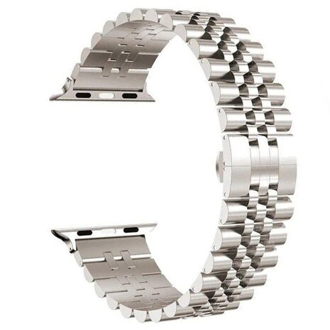 Strap-it Strap-it Bracelet Acier Apple Watch Jubilee (lumière stellaire) Strap-it Strap-it Bracelet Acier Apple Watch Jubilee (lumière stellaire)