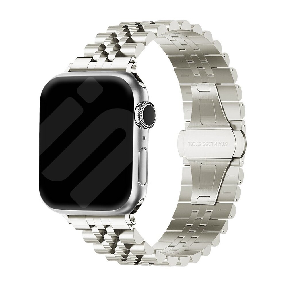 Strap-it Strap-it Bracelet Acier Apple Watch Jubilee (champgne)