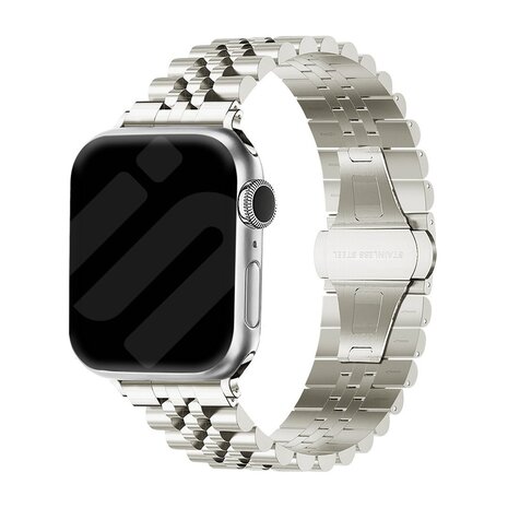 Strap-it Strap-it Bracelet Acier Apple Watch Jubilee (champgne)