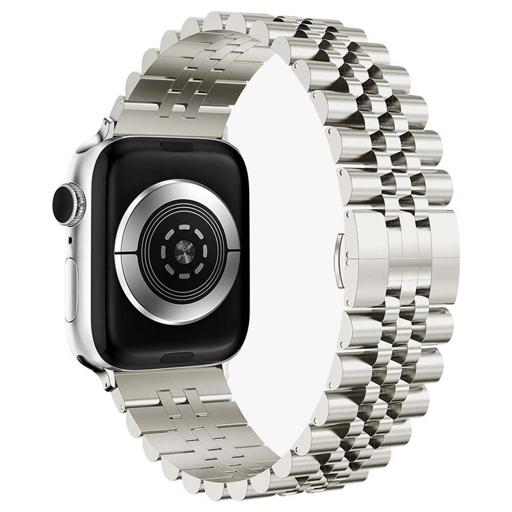 Strap-it Strap-it Bracelet Acier Apple Watch Jubilee (champgne)