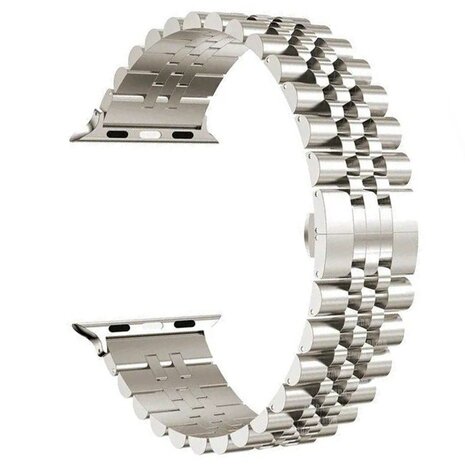 Strap-it Strap-it Bracelet Acier Apple Watch Jubilee (champgne)