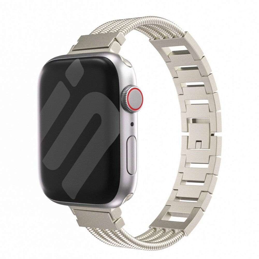 Strap-it Strap-it Apple Watch bracelet (lumière stellaire) Strap-it Strap-it Apple Watch bracelet (lumière stellaire)