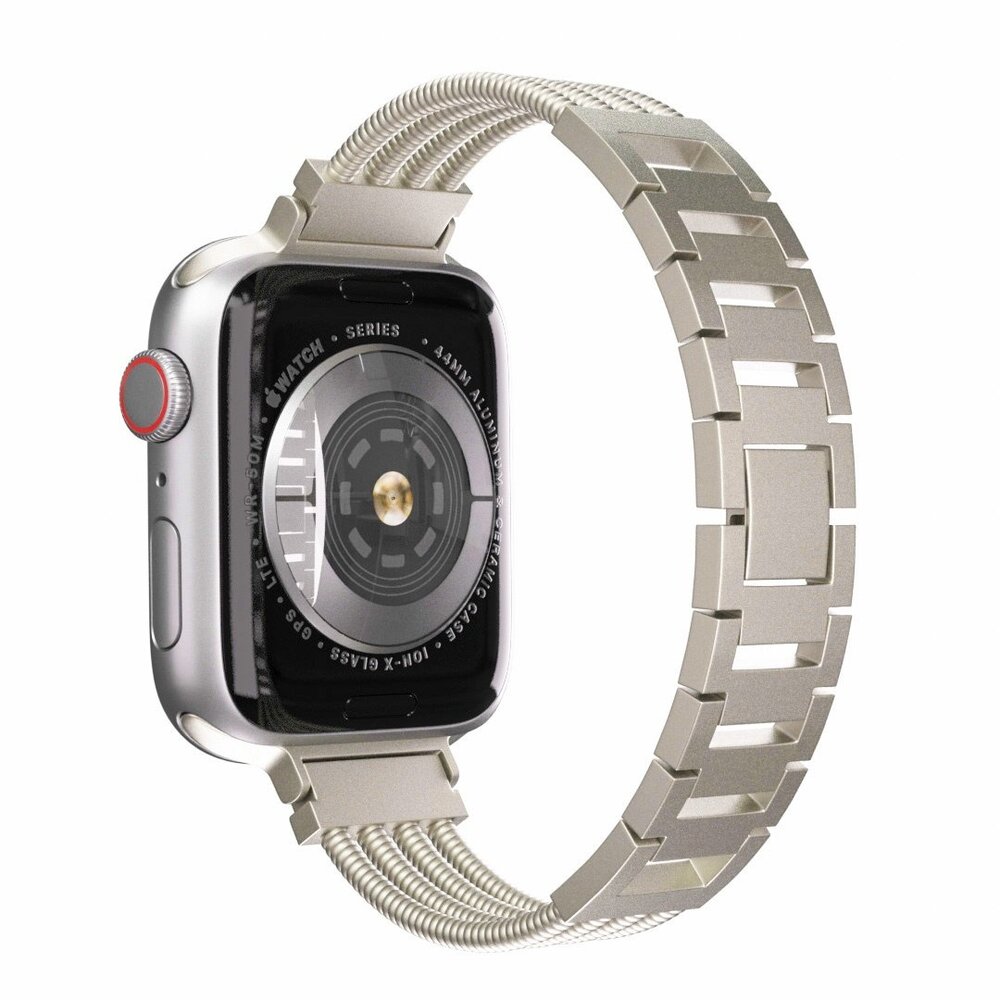 Strap-it Strap-it Apple Watch bracelet (lumière stellaire) Strap-it Strap-it Apple Watch bracelet (lumière stellaire)