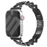 Strap-it Bracelet acier V-type Apple Watch (noir)