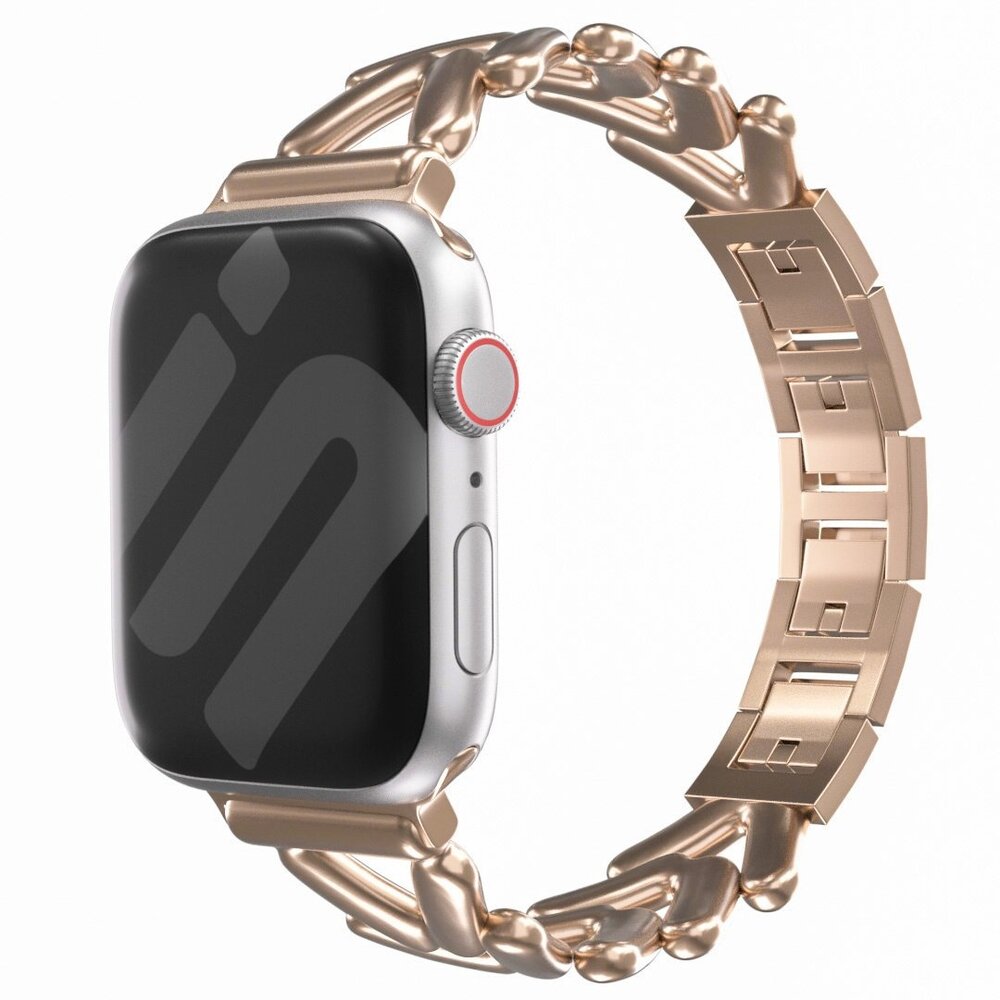 Strap-it Strap-it Bracelet acier V-type Apple Watch (or rose)
