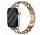 Strap-it Bracelet acier V-type Apple Watch (or rose)