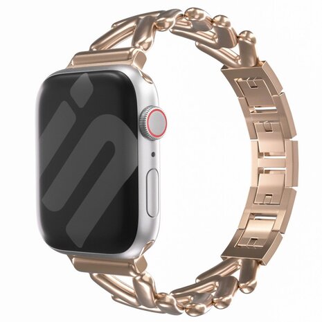 Strap-it Strap-it Bracelet acier V-type Apple Watch (or rose)