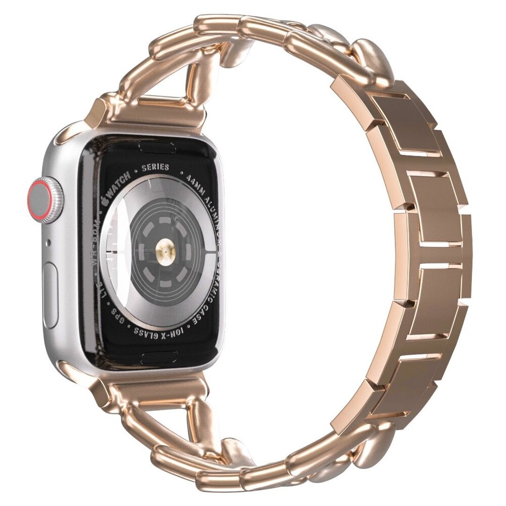 Strap-it Strap-it Bracelet acier V-type Apple Watch (or rose)