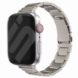 Strap-it Bracelet méttalique fin de luxe Apple Watch (lumière stellaire)