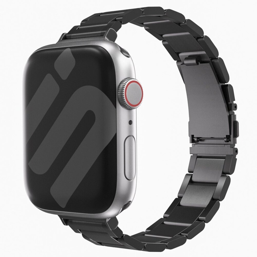 Strap-it Strap-it Bracelet méttalique fin de luxe Apple Watch (noir) Strap-it Strap-it Bracelet méttalique fin de luxe Apple Watch (noir)