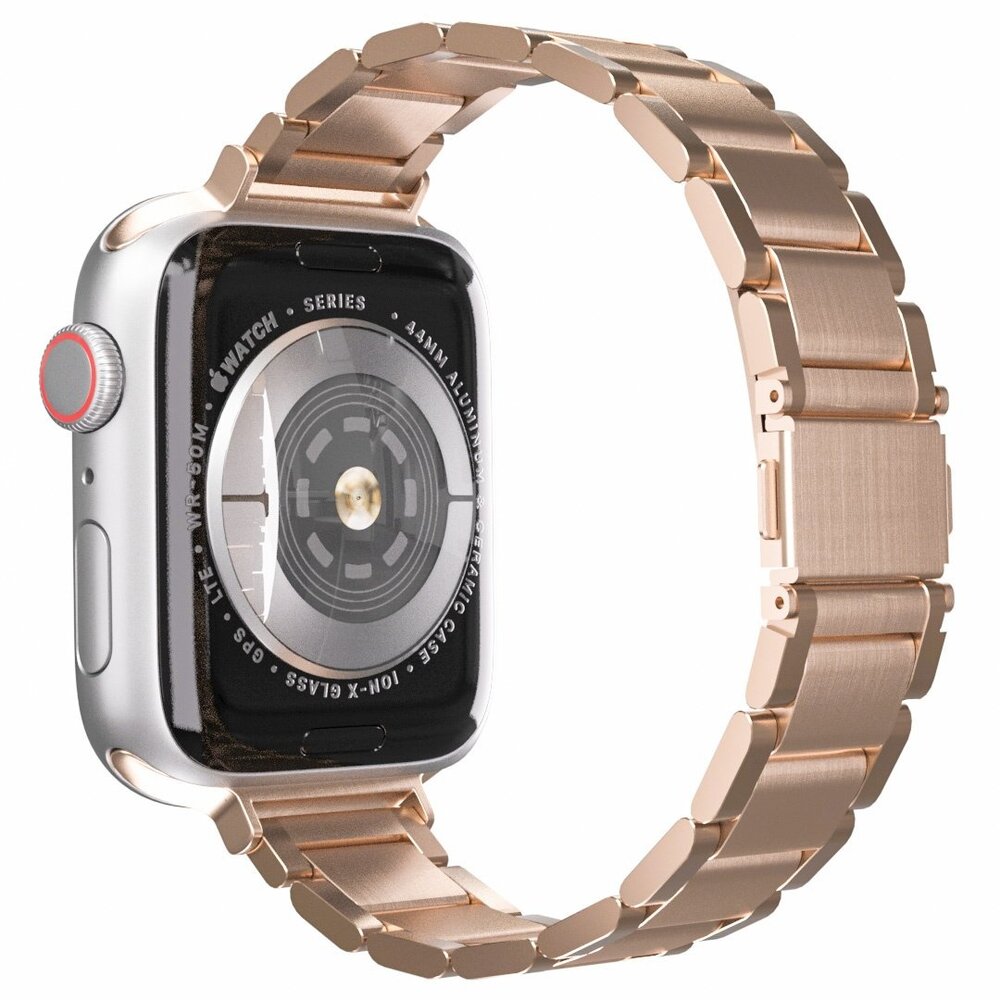 Strap-it Strap-it Bracelet méttalique fin de luxe Apple Watch (or rose)
