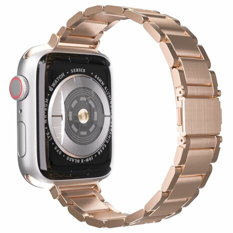 Strap-it Strap-it Bracelet méttalique fin de luxe Apple Watch (or rose)