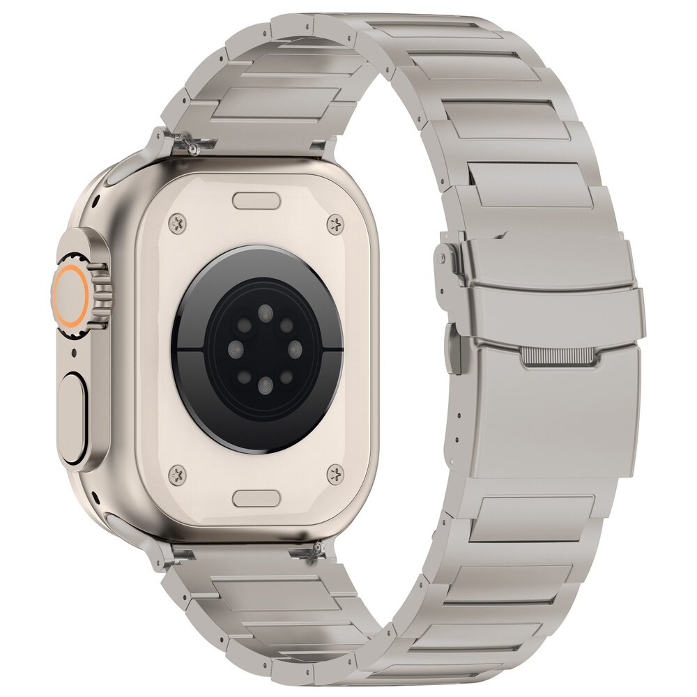 Strap-it Strap-it Bracelet titane H-Type Apple Watch (titanium)