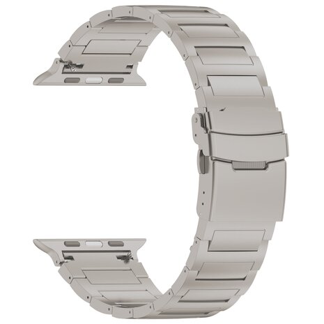 Strap-it Strap-it Bracelet titane H-Type Apple Watch (titanium)