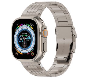 Strap-it Bracelet titane Duo Apple Watch (gris)