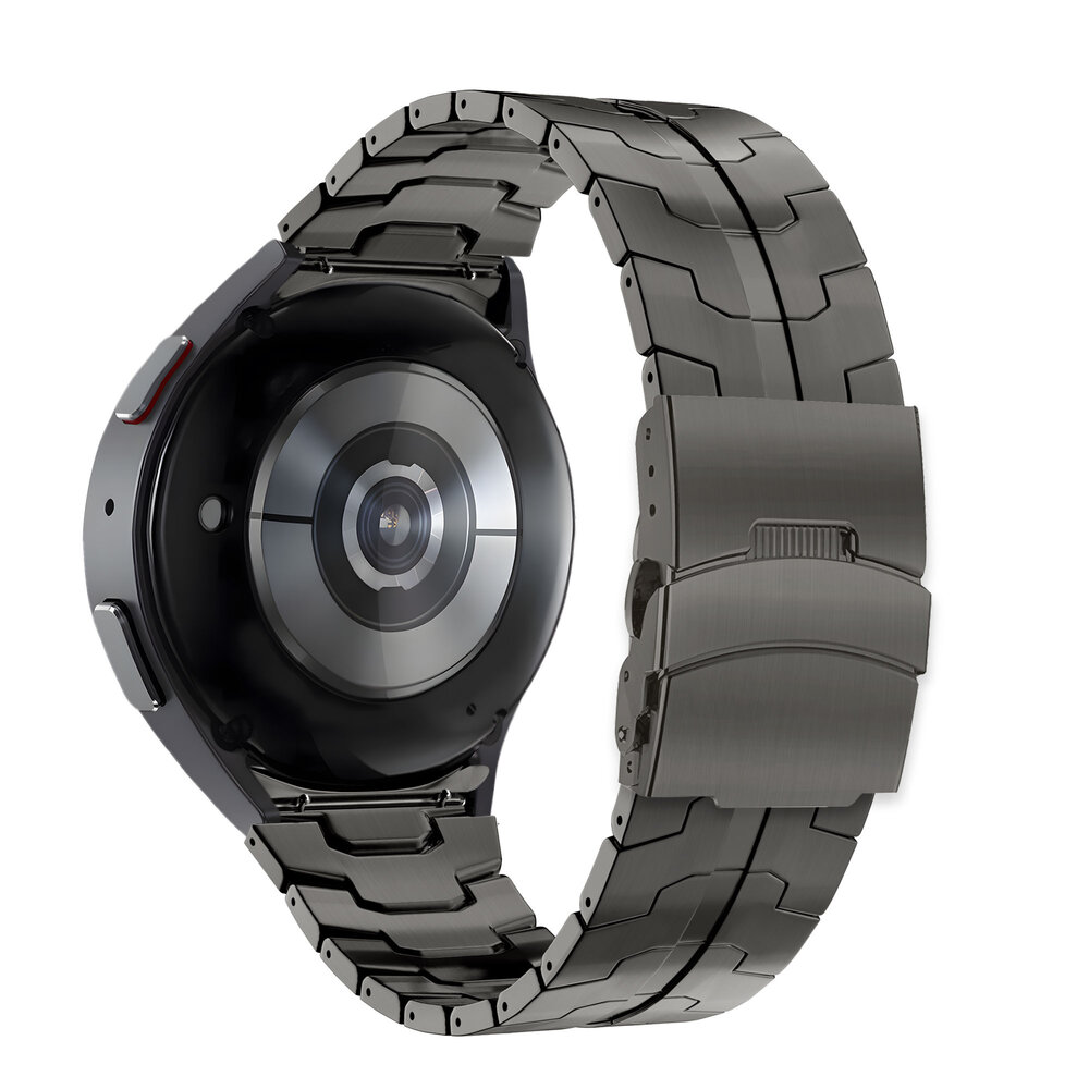 Bandz Bandz Bracelet acier Iron Samsung Galaxy Watch 4 - 40mm (graphite) Bandz Bandz Bracelet acier Iron Samsung Galaxy Watch 4 - 40mm (graphite)