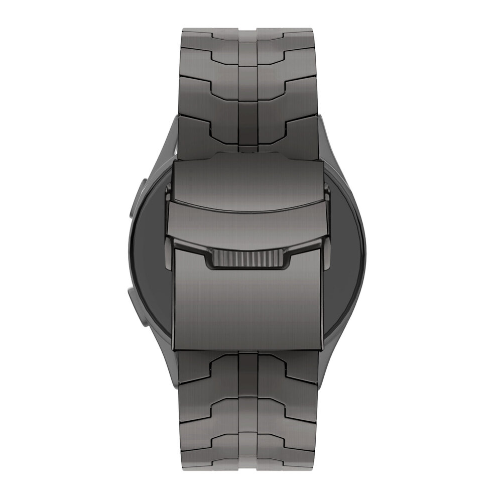 Bandz Bandz Bracelet acier Iron Samsung Galaxy Watch 4 - 40mm (graphite) Bandz Bandz Bracelet acier Iron Samsung Galaxy Watch 4 - 40mm (graphite)