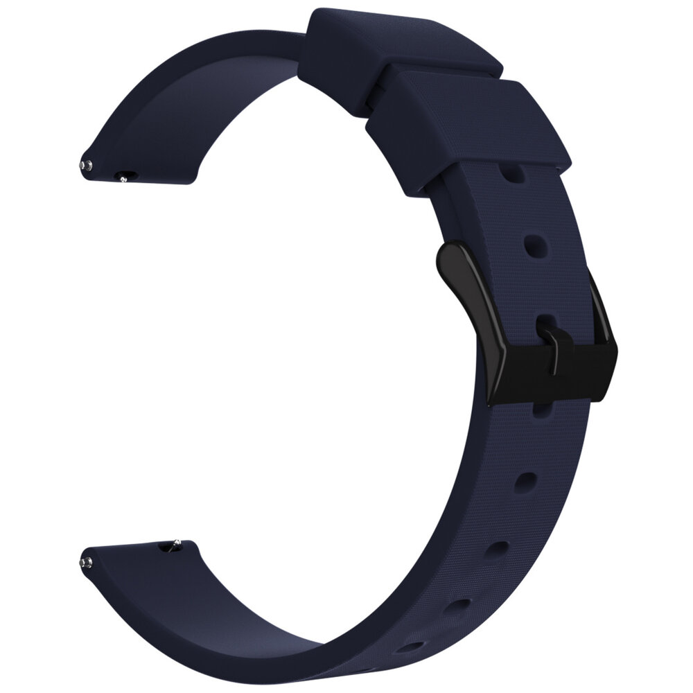 Strap-it Strap-it Bracelet silicone luxe Garmin Lily 2 (bleu foncé)