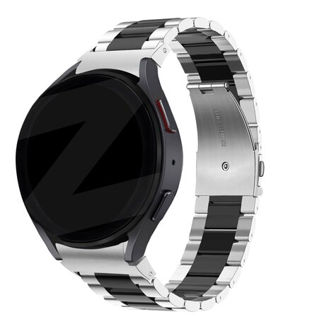 Bandz Bandz Bracelet acier 'Classic' Samsung Galaxy Watch 6 40mm (argent/noir)