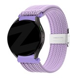 Bandz Bandz Bracelet nylon tressé Huawei Watch GT 3 Pro 43mm (lila)
