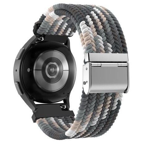 Bandz Bandz Bracelet nylon tressé Amazfit GTS 4 (Mini) (noir melange)