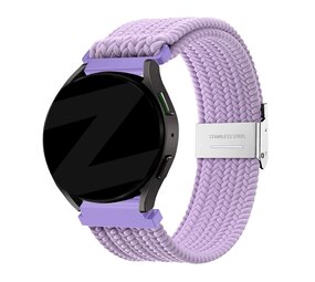 Bandz Bandz Bracelet nylon tressé Amazfit GTS 4 (Mini) (lila)