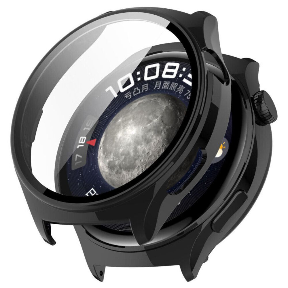 Strap-it Strap-it Coque rigide avec verre Huawei Watch 4 Pro (noir)