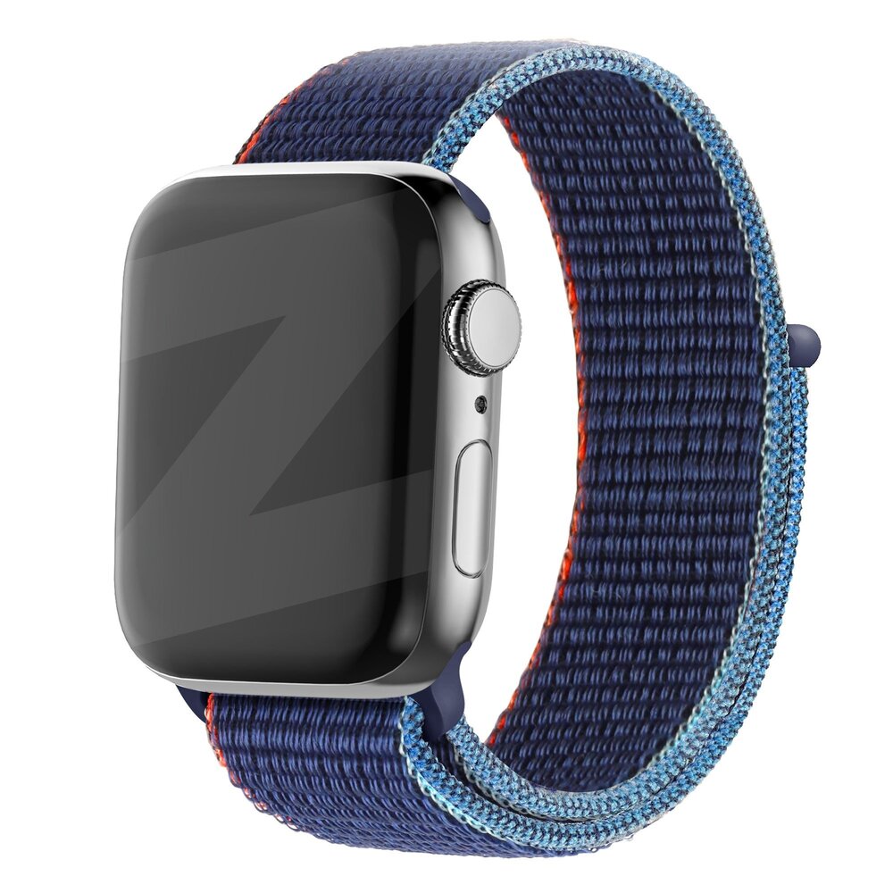 Bandz Bandz Bracelet nylon 'Classic' Apple Watch (bleu foncé melange)